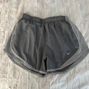 Grey Nike Dry Fit Athletic Shorts